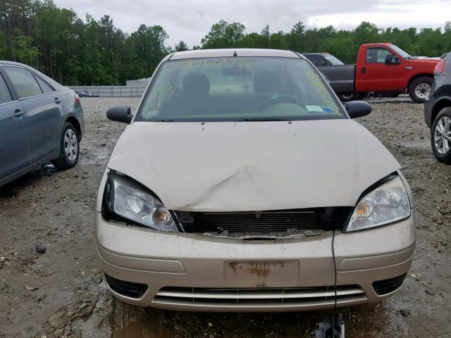 1FAFP34N17W256982 - 2007 FORD FOCUS ZX4 TAN photo 9