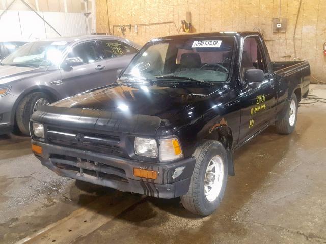 JT4RN81A0N5134855 - 1992 TOYOTA PICKUP 1/2 BLACK photo 2