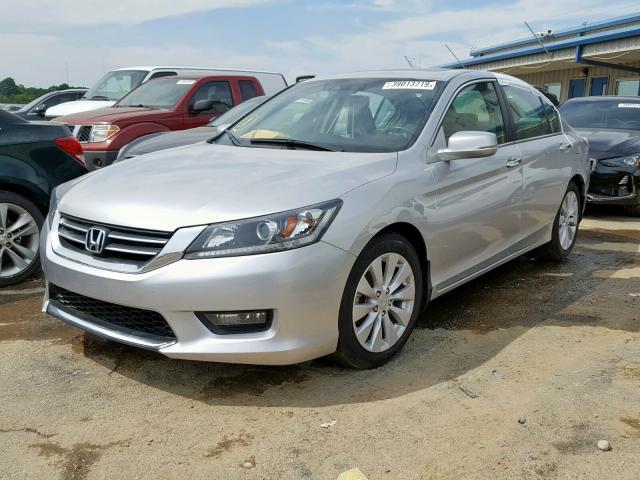 1HGCR2F85EA075324 - 2014 HONDA ACCORD EXL SILVER photo 2