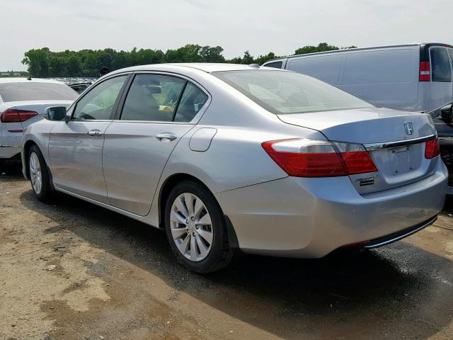 1HGCR2F85EA075324 - 2014 HONDA ACCORD EXL SILVER photo 3