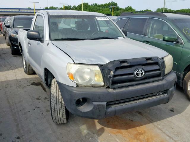 5TENX22N56Z228011 - 2006 TOYOTA TACOMA SILVER photo 1