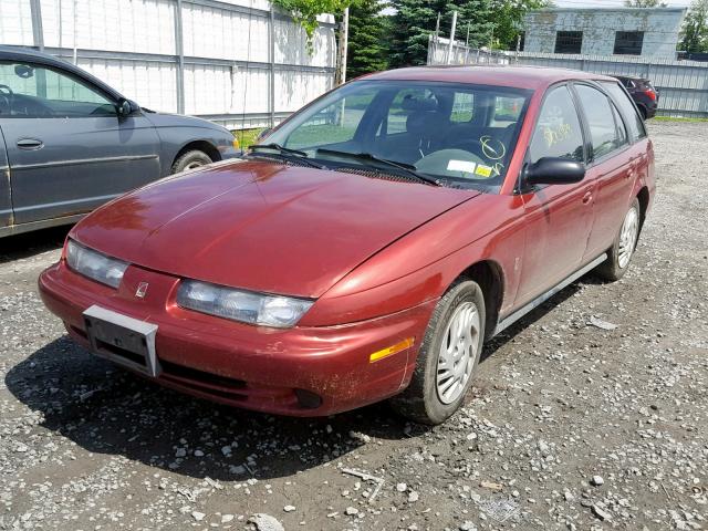 1G8ZK8273WZ111716 - 1998 SATURN SW2 BURGUNDY photo 2