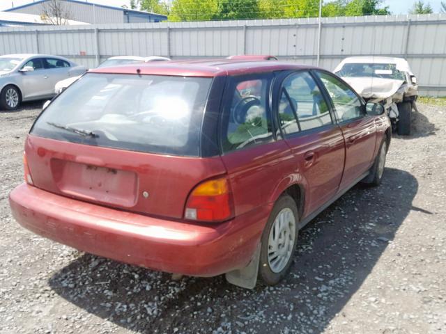 1G8ZK8273WZ111716 - 1998 SATURN SW2 BURGUNDY photo 4