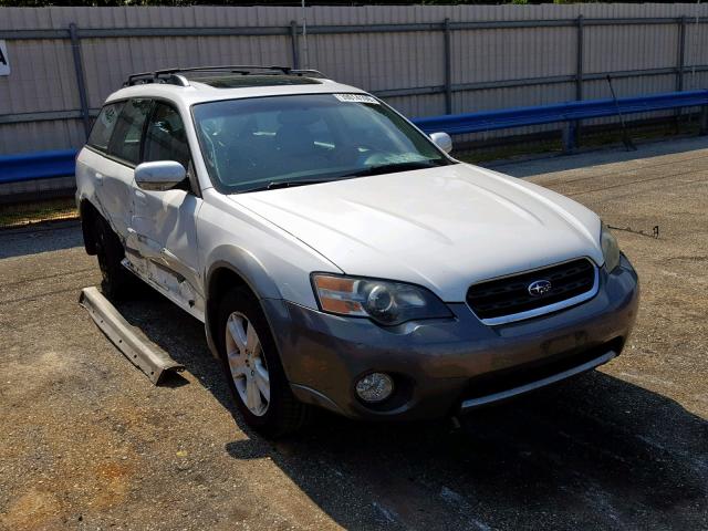 4S4BP85C354364687 - 2005 SUBARU LEGACY OUT WHITE photo 1