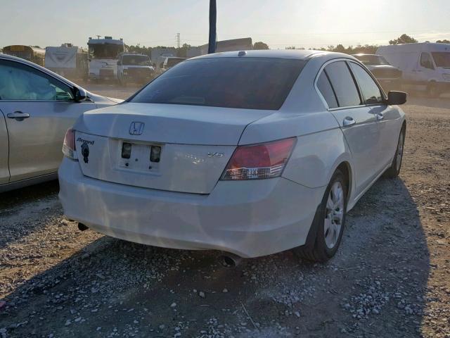 1HGCP36878A033690 - 2008 HONDA ACCORD EXL WHITE photo 4