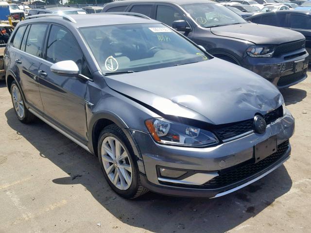 3VWH17AU2HM538876 - 2017 VOLKSWAGEN GOLF ALLTR GRAY photo 1