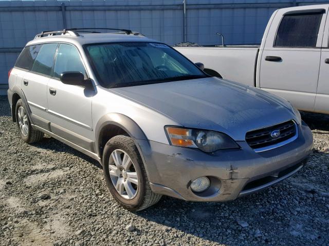 4S4BP61C757345164 - 2005 SUBARU LEGACY OUT SILVER photo 1