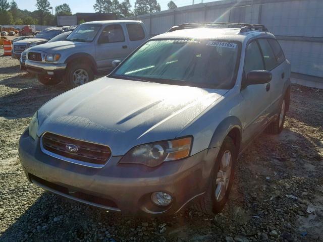 4S4BP61C757345164 - 2005 SUBARU LEGACY OUT SILVER photo 2