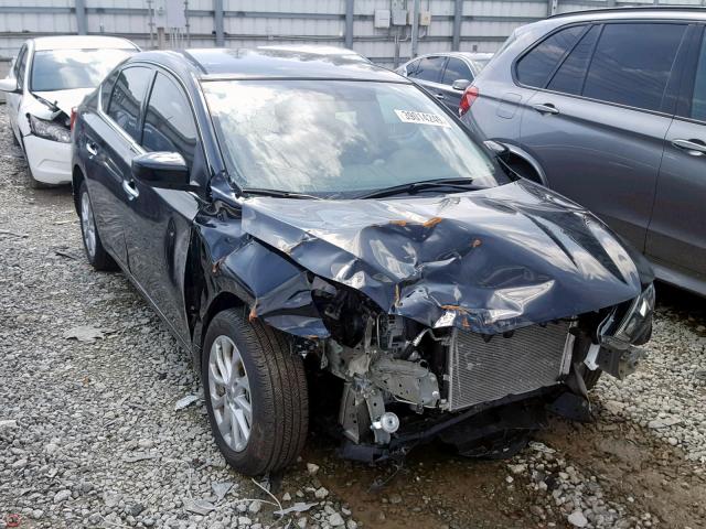 3N1AB7AP2KY275447 - 2019 NISSAN SENTRA S BLACK photo 1