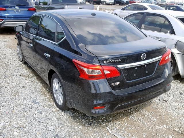 3N1AB7AP2KY275447 - 2019 NISSAN SENTRA S BLACK photo 3