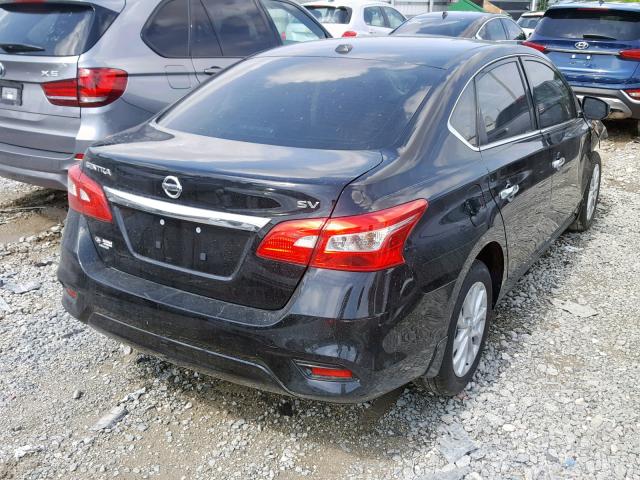 3N1AB7AP2KY275447 - 2019 NISSAN SENTRA S BLACK photo 4