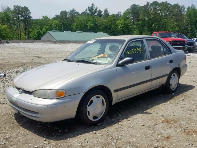 1Y1SK52852Z419054 - 2002 CHEVROLET GEO PRIZM SILVER photo 2