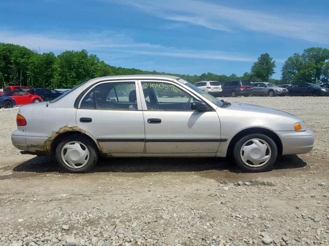 1Y1SK52852Z419054 - 2002 CHEVROLET GEO PRIZM SILVER photo 9