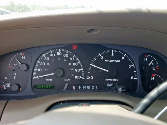 5LMFU28A7YLJ43117 - 2000 LINCOLN NAVIGATOR BLACK photo 8