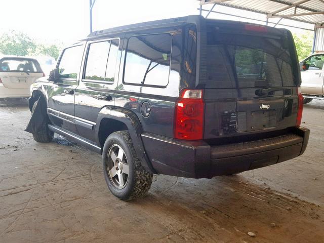 1J8HH48K19C550353 - 2009 JEEP COMMANDER BLACK photo 3