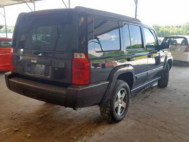 1J8HH48K19C550353 - 2009 JEEP COMMANDER BLACK photo 4