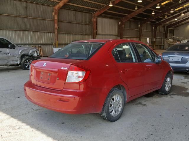 JS2YC5A35C6304223 - 2012 SUZUKI SX4 LE RED photo 4