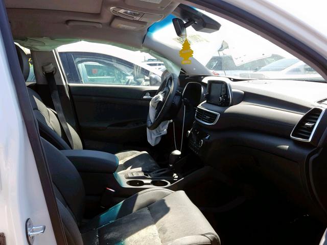 KM8J3CAL8KU946859 - 2019 HYUNDAI TUCSON LIM WHITE photo 5