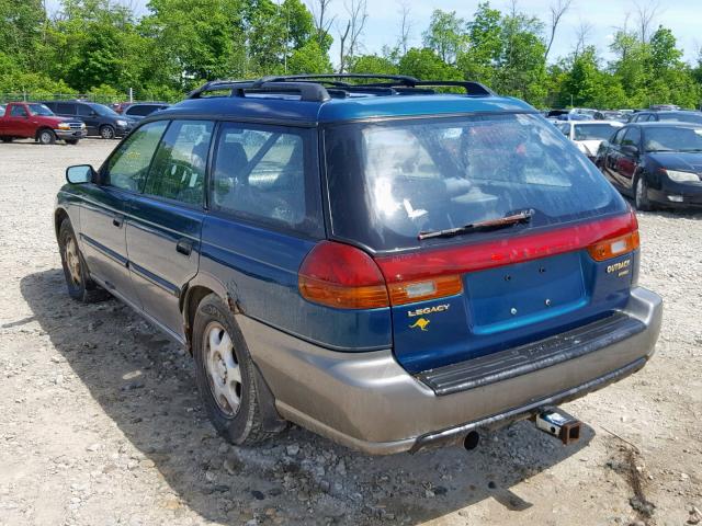 4S3BG4857T6386039 - 1996 SUBARU LEGACY OUT TWO TONE photo 3