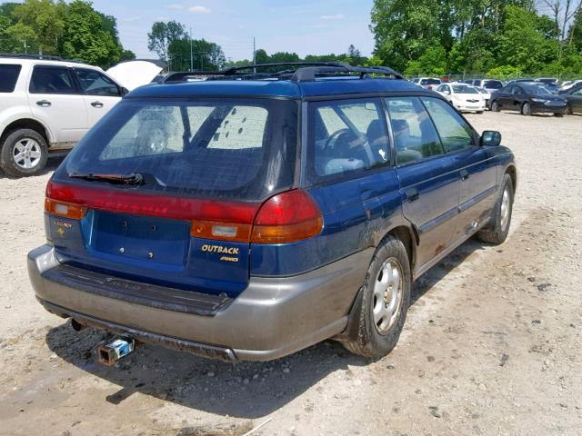 4S3BG4857T6386039 - 1996 SUBARU LEGACY OUT TWO TONE photo 4