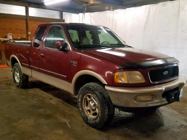 1FTZX18W0WNB28915 - 1998 FORD F150 MAROON photo 1