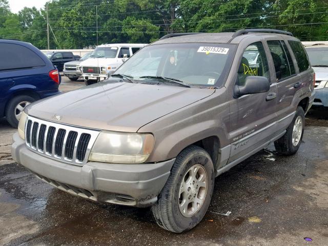 1J4GX48S52C294711 - 2002 JEEP GRAND CHER BEIGE photo 2