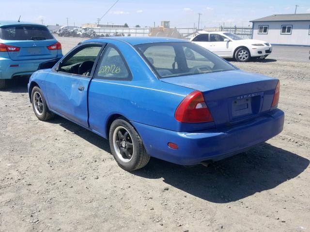 JA3AY11A22U056882 - 2002 MITSUBISHI MIRAGE DE BLUE photo 3