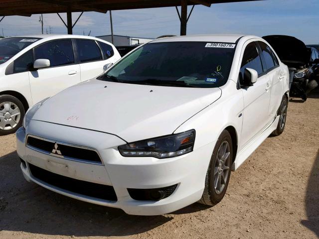 JA32U2FU7FU024119 - 2015 MITSUBISHI LANCER ES WHITE photo 2