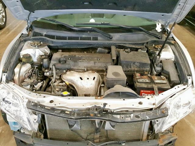 4T4BE46K79R085503 - 2009 TOYOTA CAMRY BASE SILVER photo 7