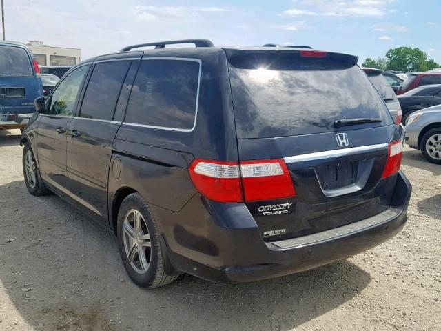 5FNRL38887B062767 - 2007 HONDA ODYSSEY TO BLACK photo 3