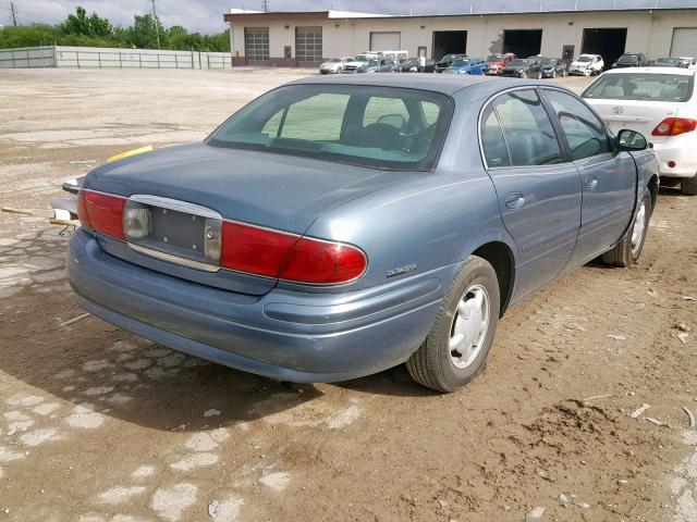 1G4HP54K3Y4100469 - 2000 BUICK LESABRE CU BLUE photo 4