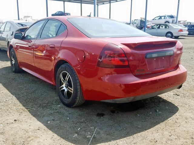 2G2WP552071146799 - 2007 PONTIAC GRAND PRIX RED photo 3
