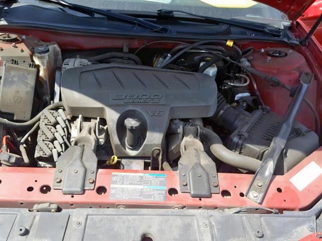2G2WP552071146799 - 2007 PONTIAC GRAND PRIX RED photo 7