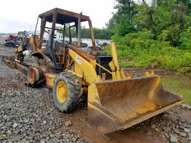 CAT0420DCFDP02908 - 2000 CATERPILLAR 420BACKHOE YELLOW photo 1