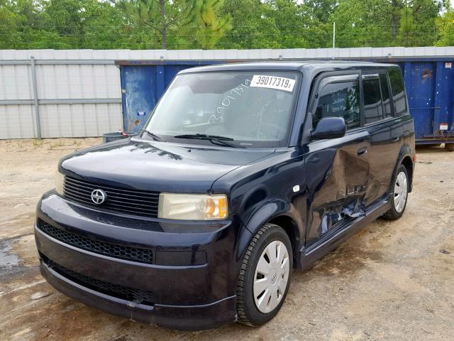 JTLKT324464040895 - 2006 TOYOTA SCION XB შავი ფოტო 2