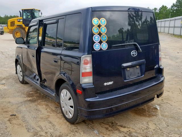 JTLKT324464040895 - 2006 TOYOTA SCION XB შავი ფოტო 3