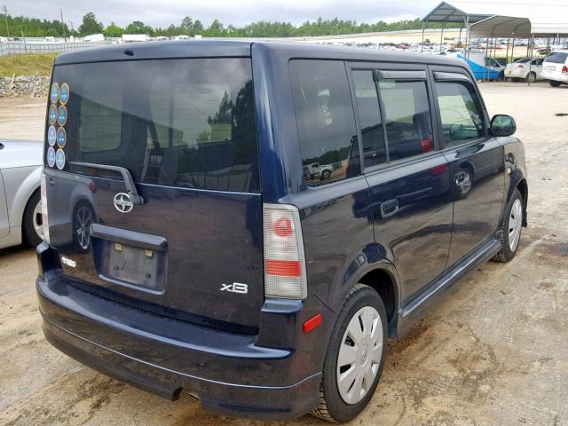 JTLKT324464040895 - 2006 TOYOTA SCION XB შავი ფოტო 4
