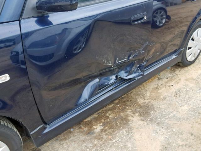 JTLKT324464040895 - 2006 TOYOTA SCION XB შავი ფოტო 9