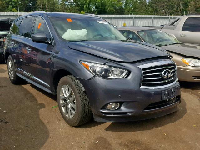 5N1AL0MM3DC332703 - 2013 INFINITI JX35 BLUE photo 1