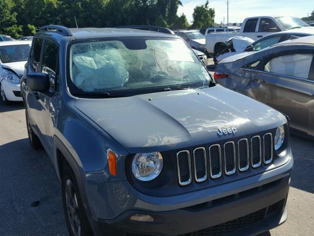 ZACCJBABXHPG41507 - 2017 JEEP RENEGADE S BLUE photo 1