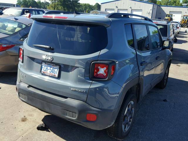 ZACCJBABXHPG41507 - 2017 JEEP RENEGADE S BLUE photo 4