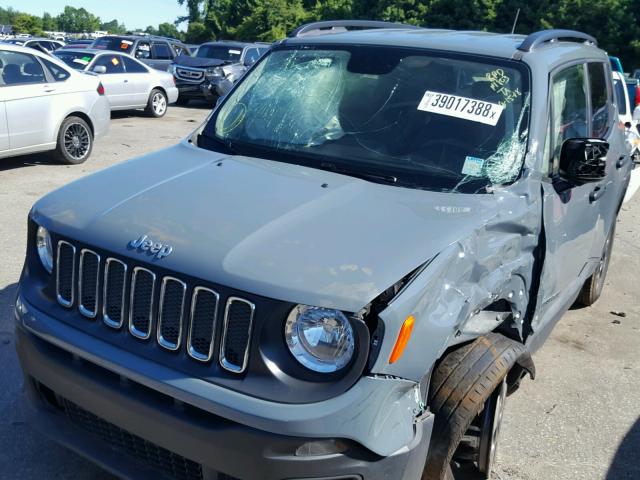 ZACCJBABXHPG41507 - 2017 JEEP RENEGADE S BLUE photo 9