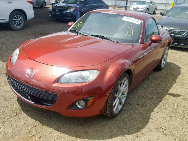 JM1NC2FF9A0207332 - 2010 MAZDA MX-5 MIATA MAROON photo 2