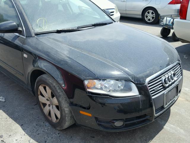 WAUDF98E07A134139 - 2007 AUDI A4 2.0T QU BLACK photo 9