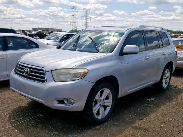 JTEES42AX82047125 - 2008 TOYOTA HIGHLANDER SILVER photo 2