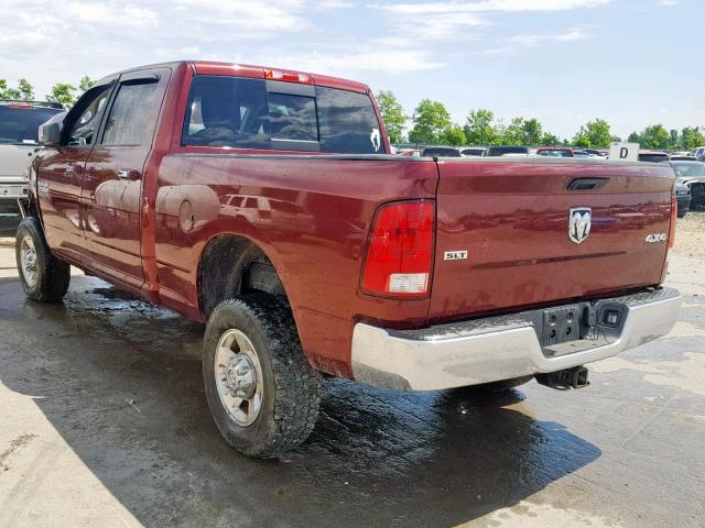 3C6UR5DL3JG215577 - 2018 RAM 2500 SLT BURGUNDY photo 3