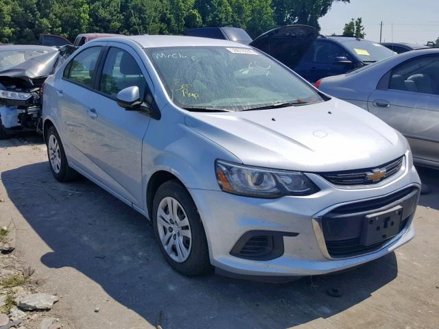 1G1JB5SH2H4130616 - 2017 CHEVROLET SONIC LS TEAL photo 1