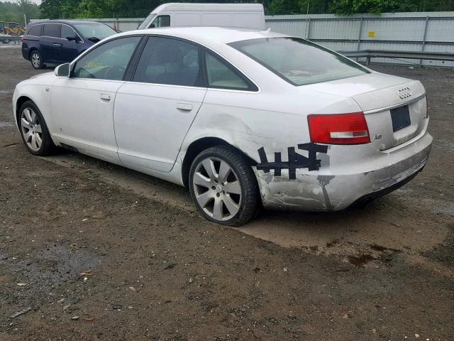 WAUAH74F07N069527 - 2007 AUDI A6 3.2 WHITE photo 3