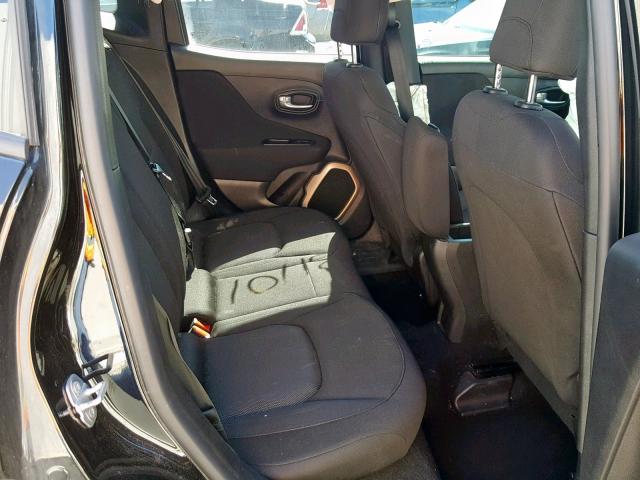 ZACCJBAB5HPE92617 - 2017 JEEP RENEGADE S შავი ფოტო 6