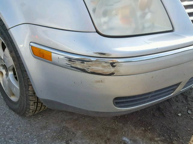 3VWSA69M84M038221 - 2004 VOLKSWAGEN JETTA GLS SILVER photo 9